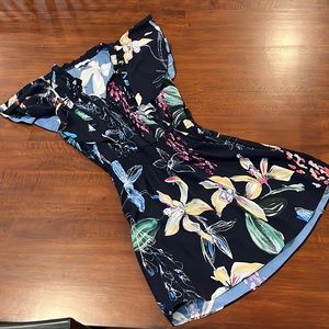 Worn once! Parker Cosmic Fleur Ruffle Mini Dress